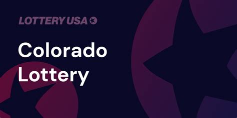 colorado lottery lotto|Colorado (CO) Lottery .